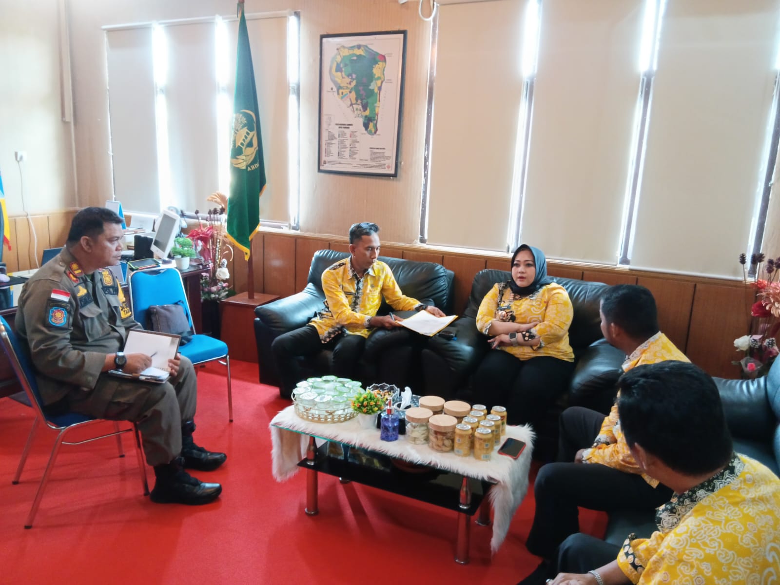 Kunjungan Kerja Lurah Juata Permai Kecamatan Tarakan Utara